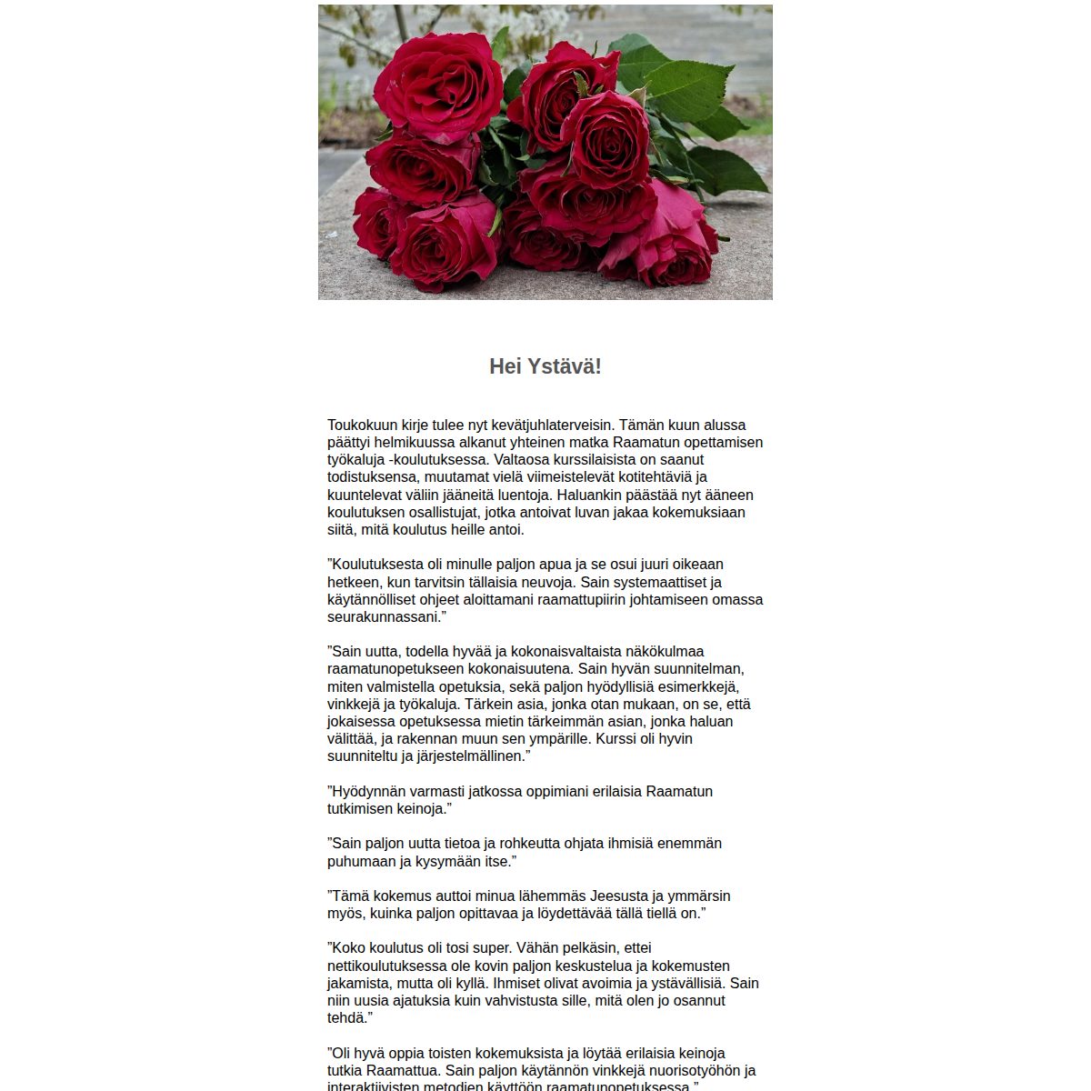 Esikatselu: Liisan lähetysterveiset