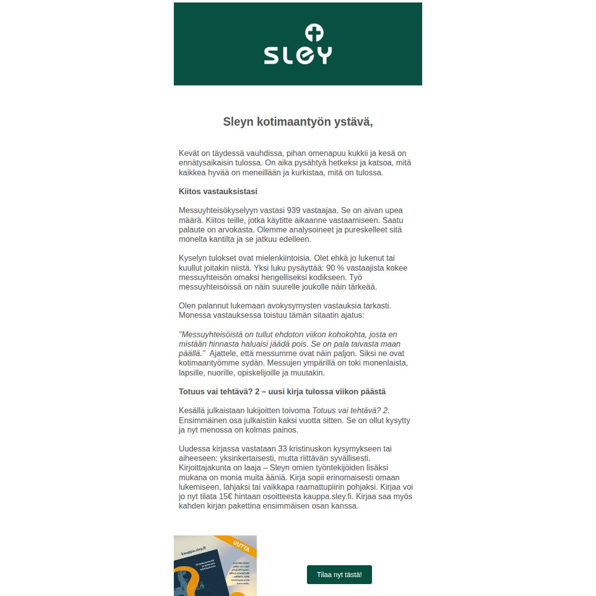 Esikatselu: Kevät on täydessä vauhdissa
