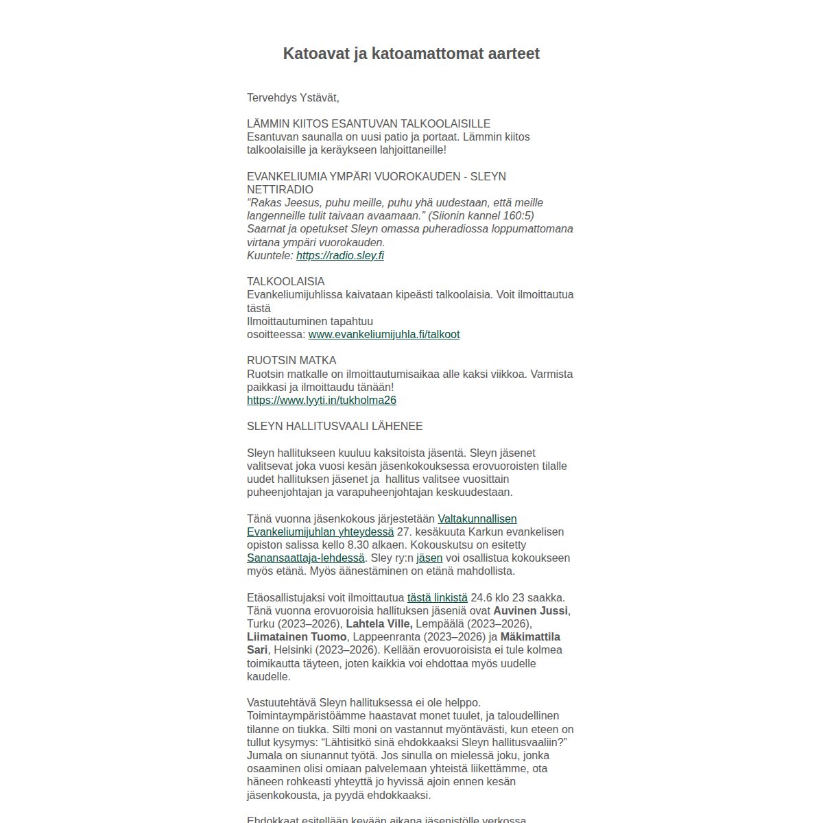 Esikatselu: Viikko-info 4.6.