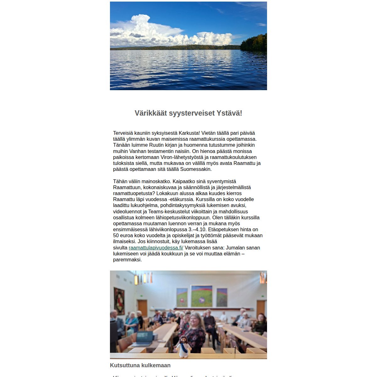 Esikatselu: Liisan lähetysterveiset
